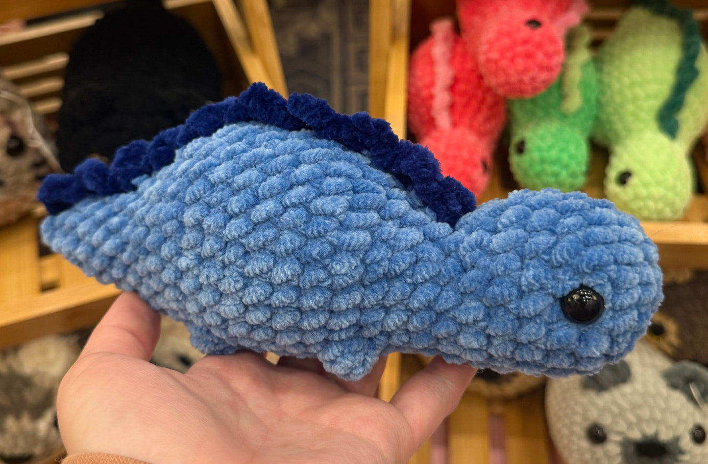 Mini Dinosaur Crochet Plushie