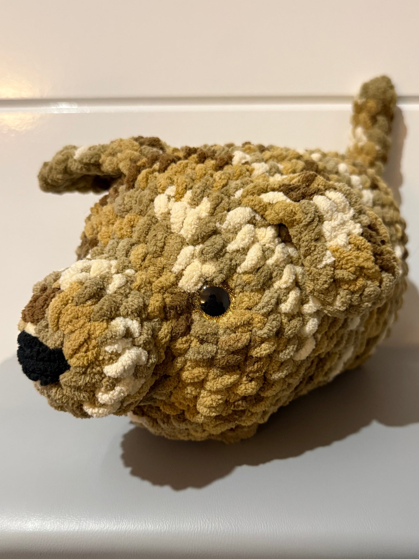 Large Loaf Dog Crochet Plushie