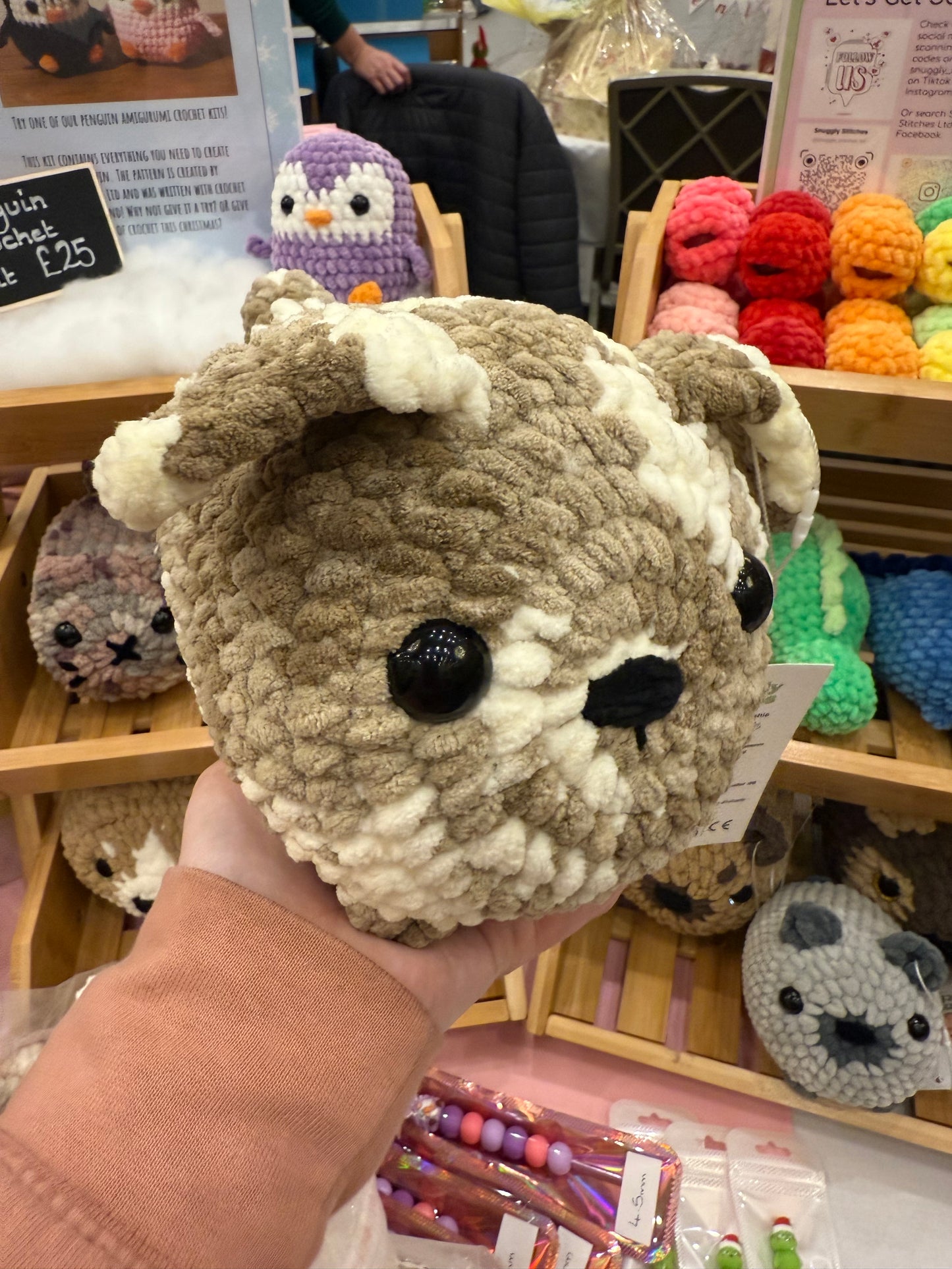 Large Loaf Dog Crochet Plushie