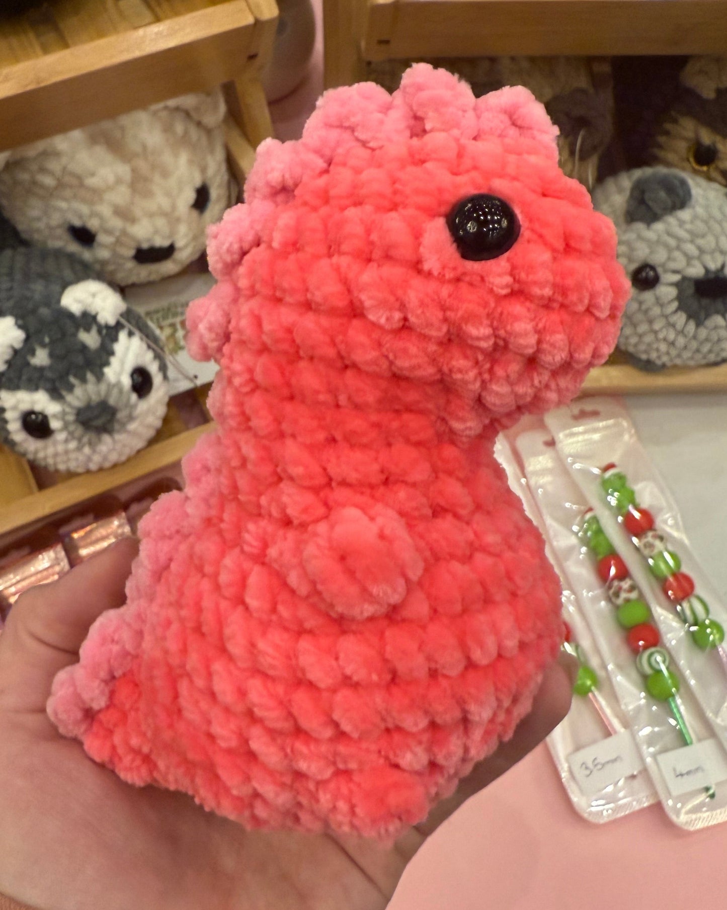 Mini Dinosaur Crochet Plushie