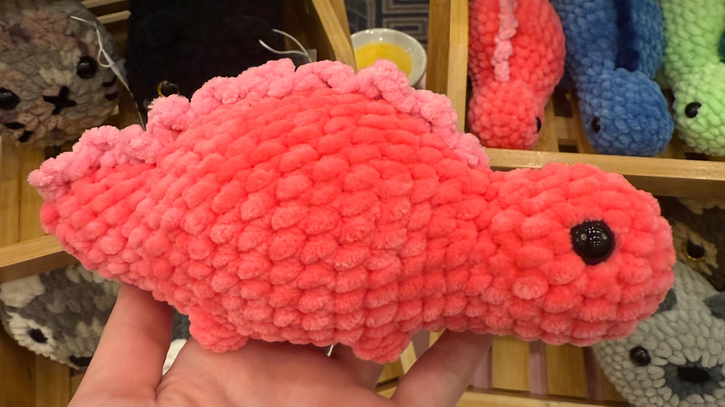 Mini Dinosaur Crochet Plushie