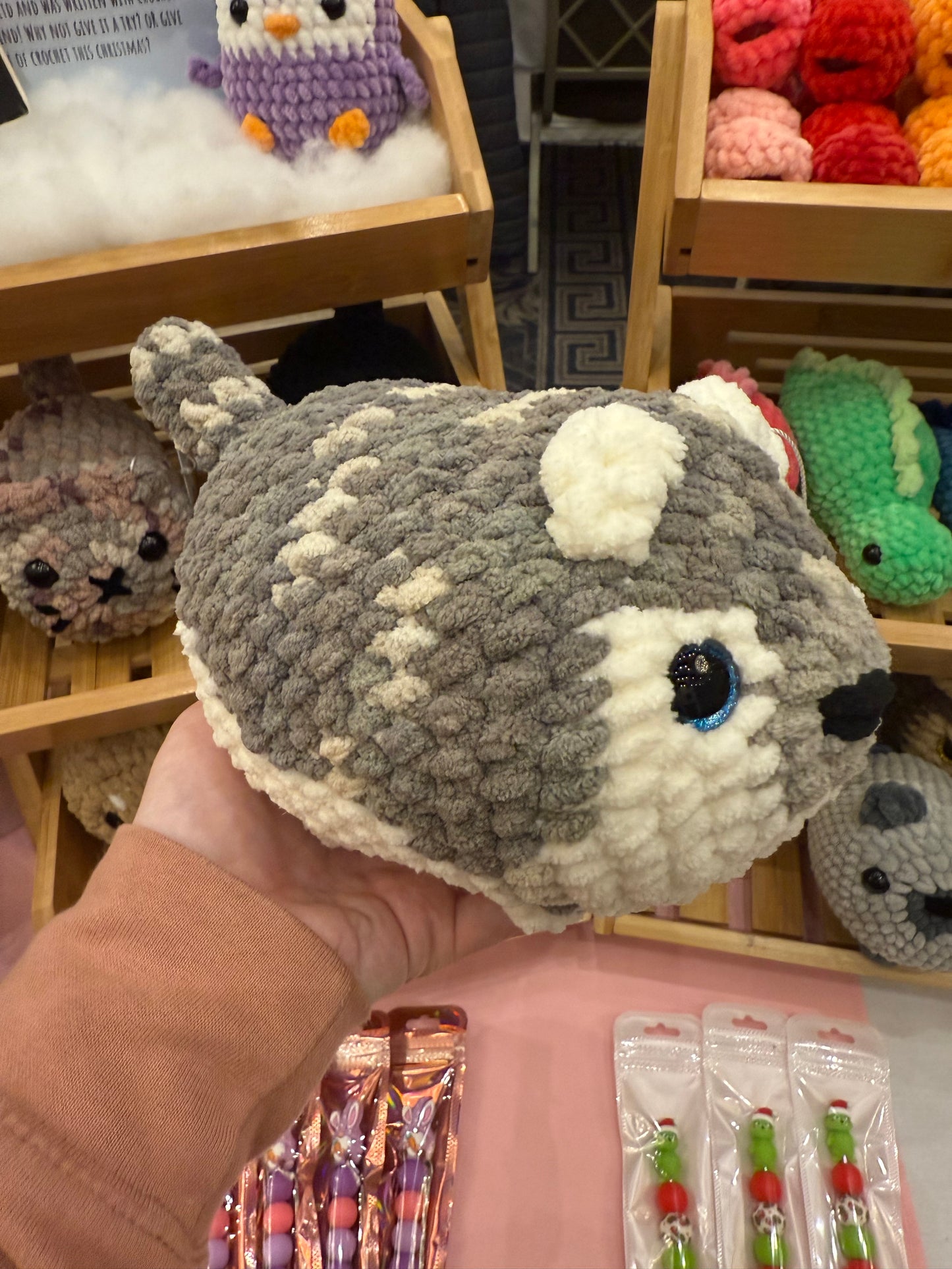 Large Loaf Dog Crochet Plushie