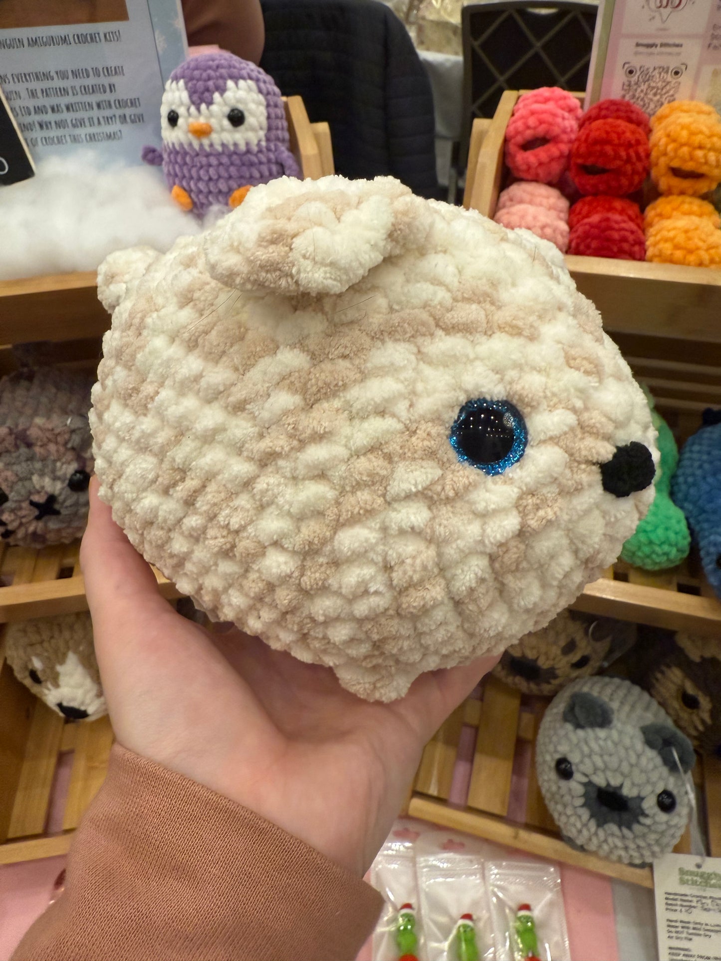 Large Loaf Dog Crochet Plushie