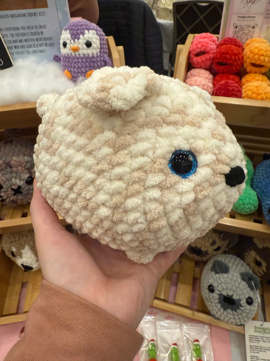 Large Loaf Dog Crochet Plushie