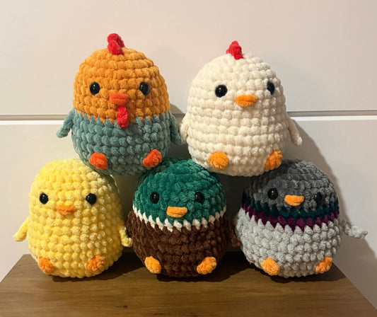Bird Crochet Plushies